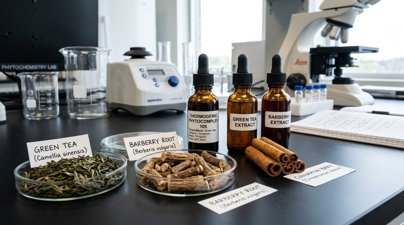 Berberyna i ekstrakty botaniczne